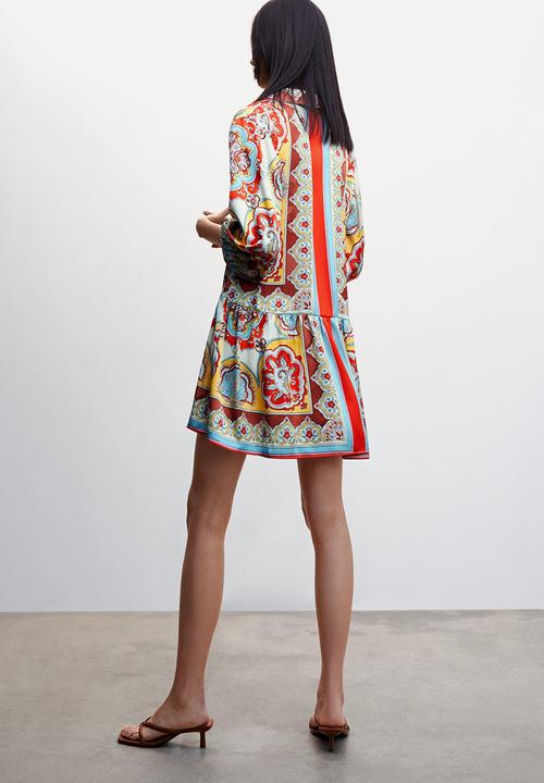 MANGO - Dress rodas-h - red