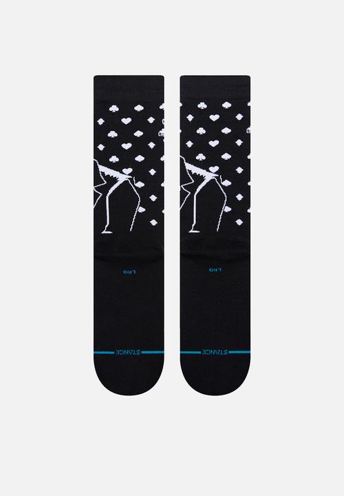 Stance Socks - The joker - black