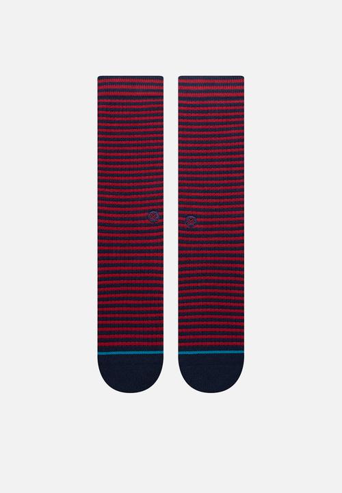 Stance Socks - Hyper stripe crew - navy