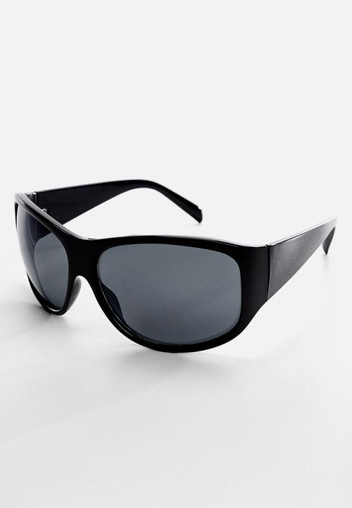 MANGO - Acetate frame sunglasses - black