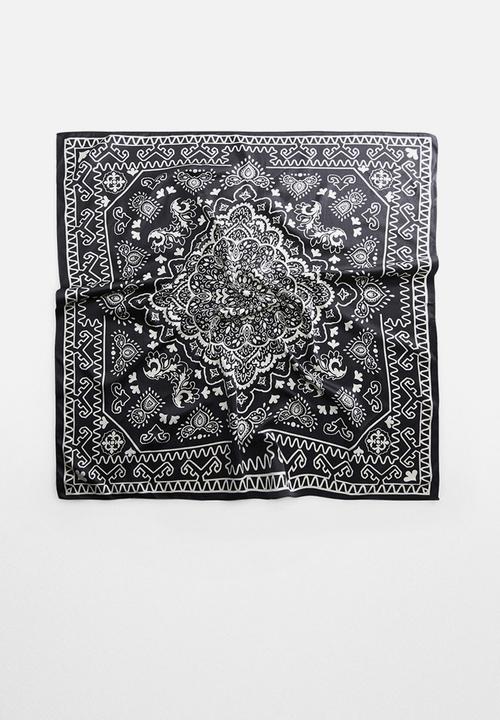 MANGO - Neck scarf noemi - black