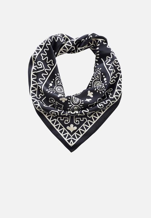 MANGO - Neck scarf noemi - black