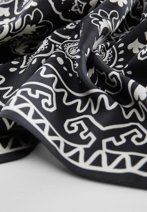 MANGO - Neck scarf noemi - black