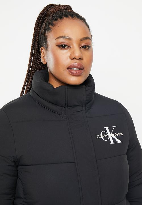 Calvin Klein - Plus mw non-down short puffer - ck black