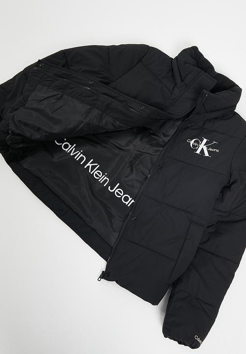 Calvin Klein - Plus mw non-down short puffer - ck black