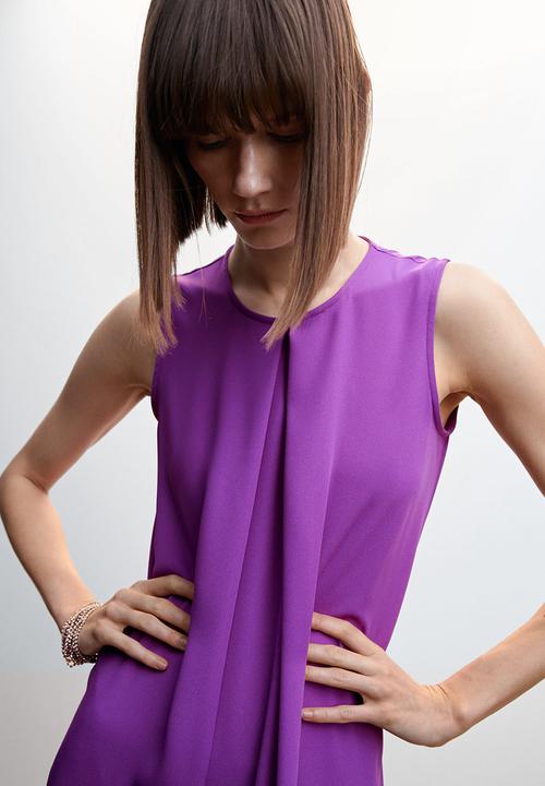 MANGO - Dress linda-a - purple