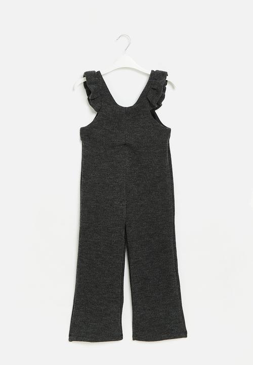 Superbalist - Jumpsuit with frill detail - silver melange