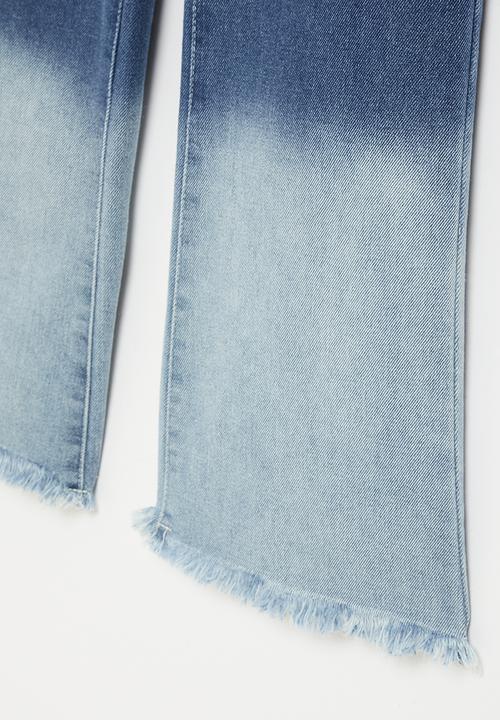 Pop Candy - Girls 2 tone jeans - blue