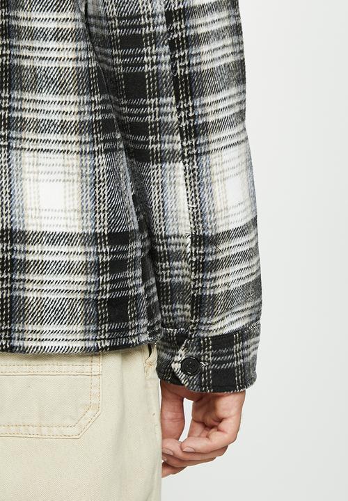 Brave Soul - Busan shirt - ecru check