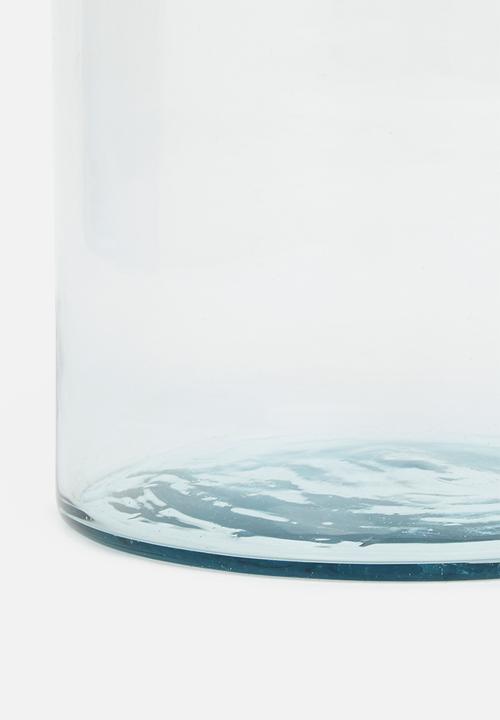 H&S - Tabbi recycled glass vase - clear