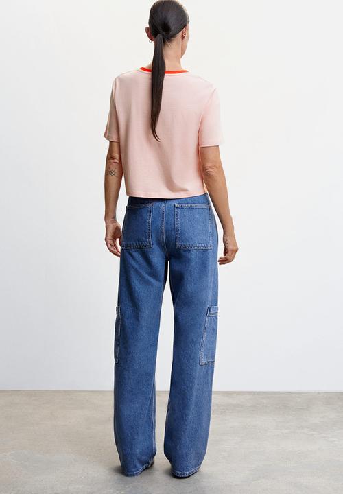 MANGO - T-shirt ciao-h - light pastel pink