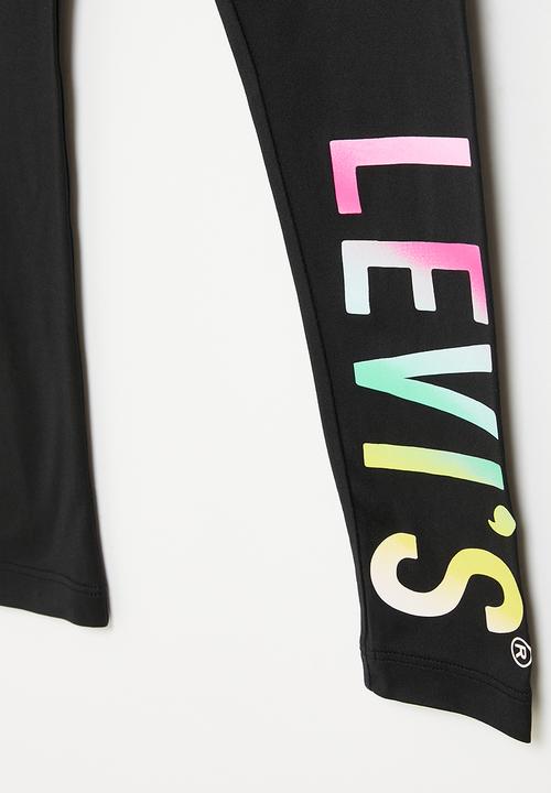 Levi’s® - Lvg high rise logo knit legging - black