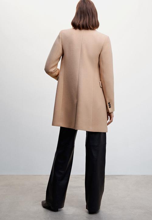 MANGO - Coat dali - medium brown