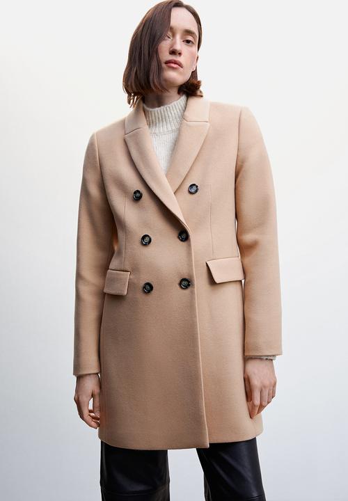 MANGO - Coat dali - medium brown