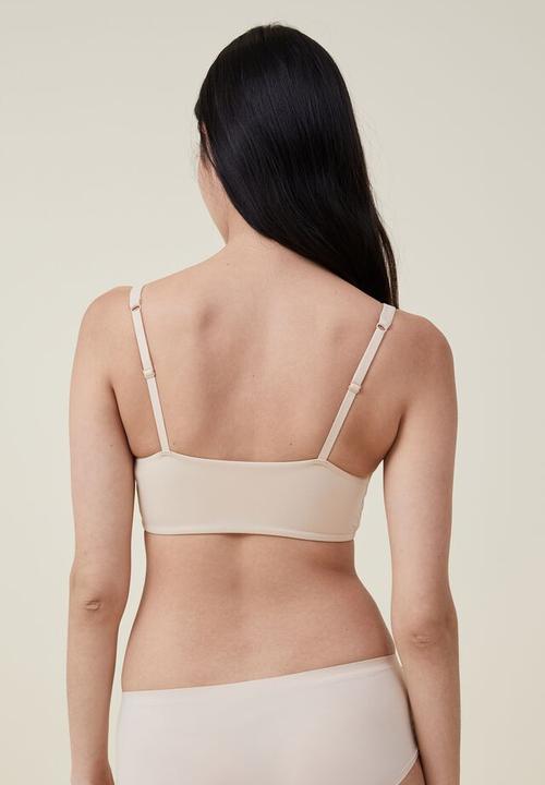 Cotton On - The smoothing wave padded bralette  - frappe