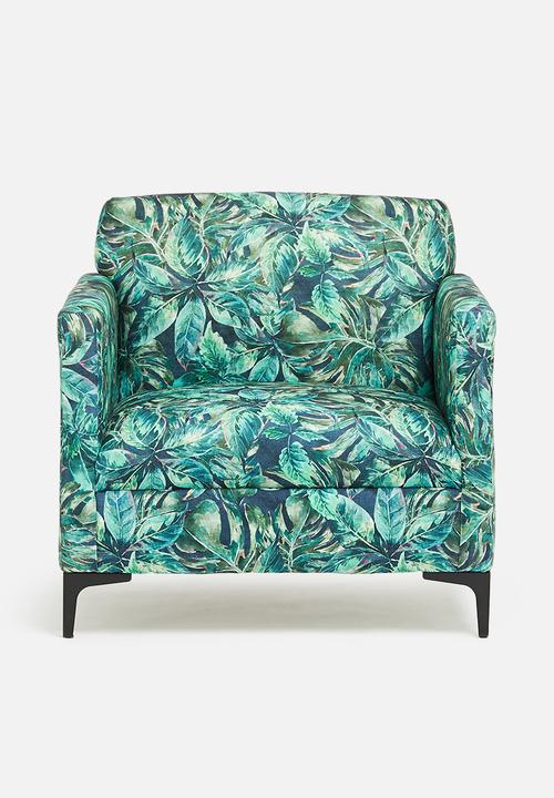 Blockhouse - Delta sweet basil armchair - green