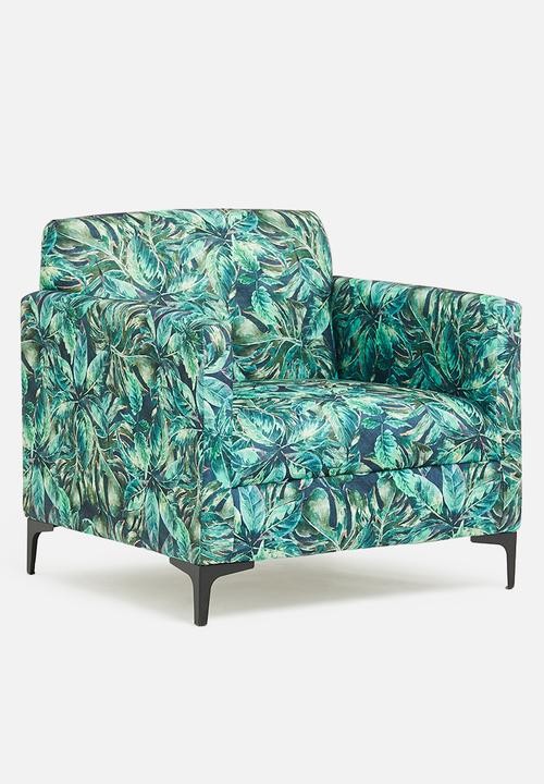 Blockhouse - Delta sweet basil armchair - green