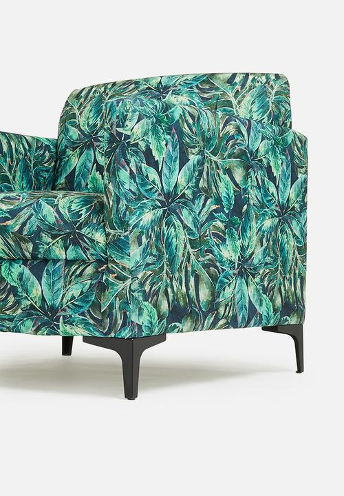Blockhouse - Delta sweet basil armchair - green
