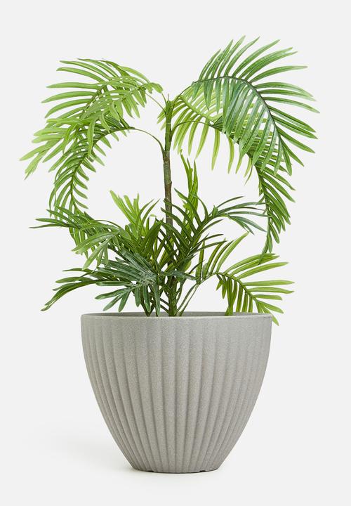 H&S - Silhouette planter - grey