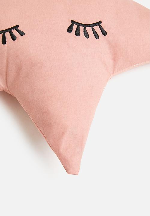 H&S - Star cushion - pink
