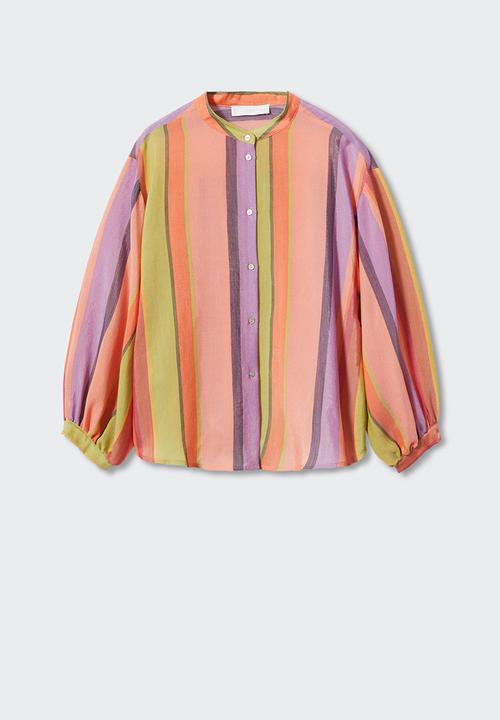 MANGO - Blouse palma-h - light pastel orange
