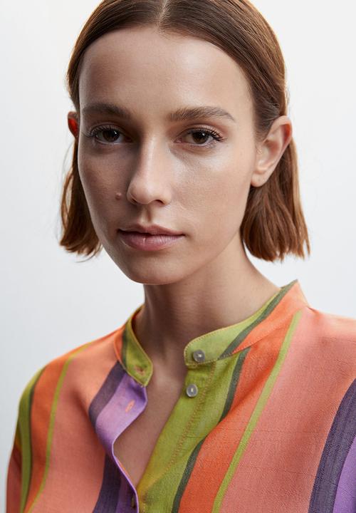 MANGO - Blouse palma-h - light pastel orange