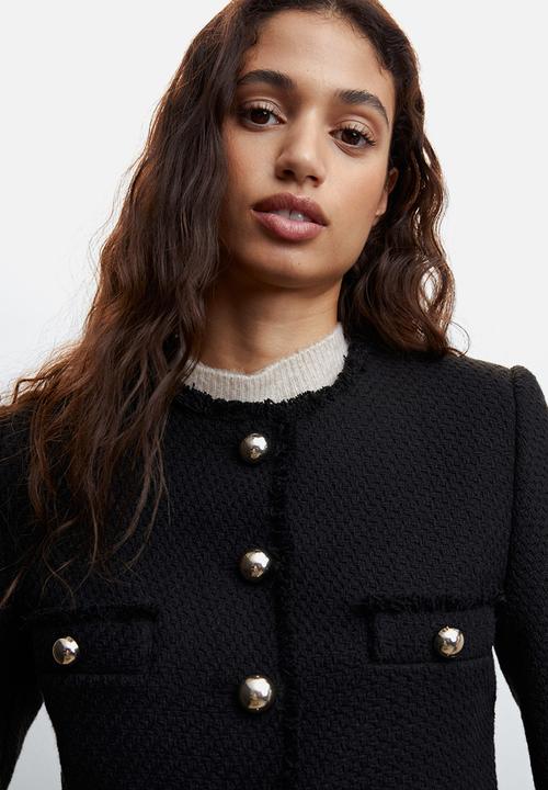 MANGO - Jacket wintour - black