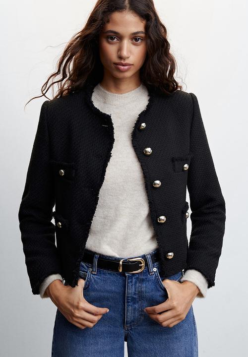 MANGO - Jacket wintour - black