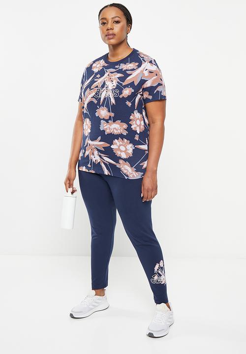 adidas Performance - Plus w blom g tight - dark blue