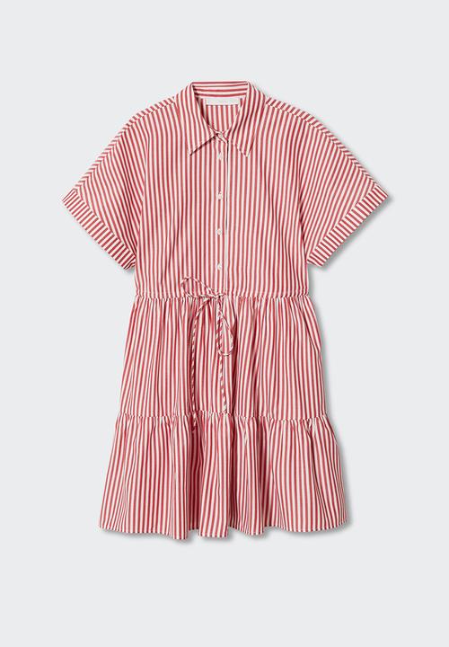 MANGO - Dress rayamil-h - red
