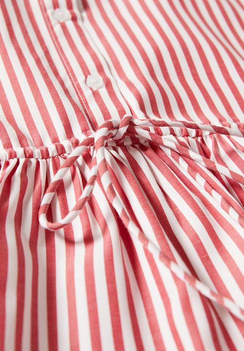 MANGO - Dress rayamil-h - red
