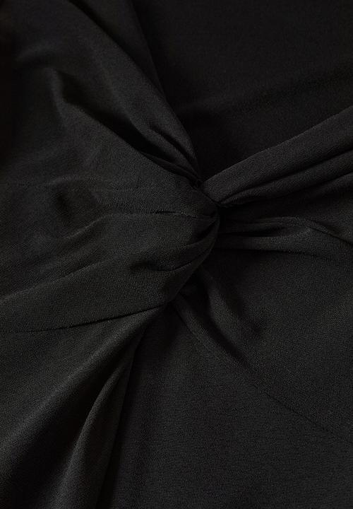 MANGO - Plus dress mossnud - black