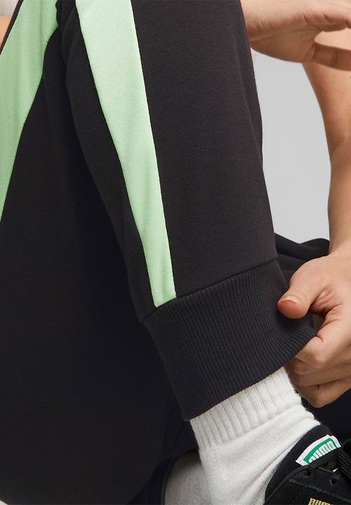 PUMA - Iconic t7 track pants tr cl - puma black / light mint