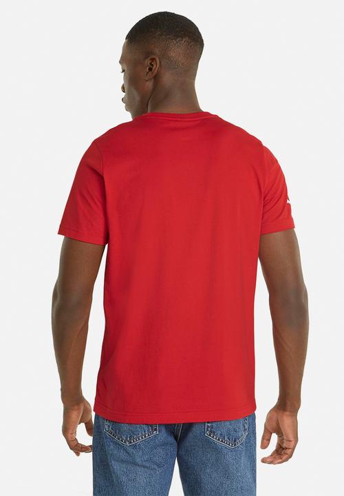 PUMA - Ferrari race tonal big shield tee - rosso corsa