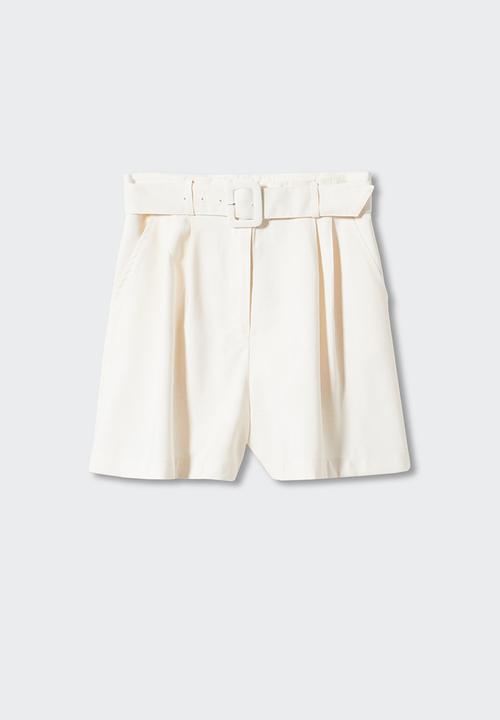 MANGO - Shorts ticket-h - off white