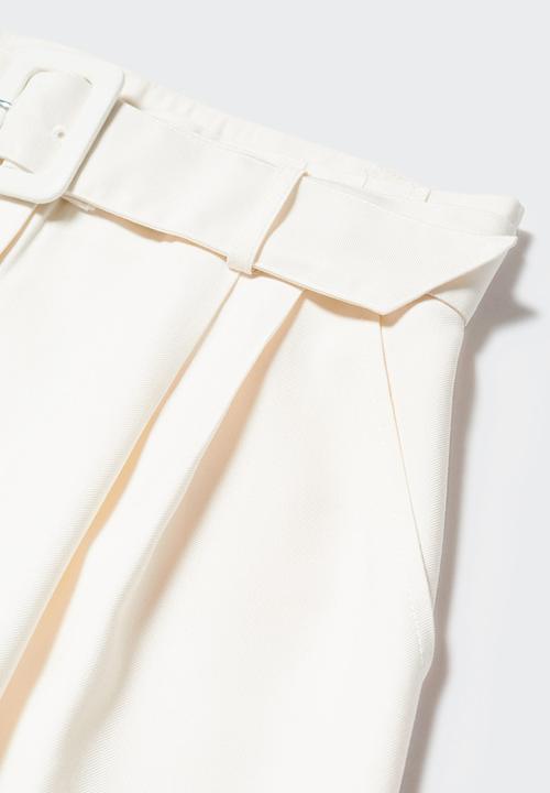 MANGO - Shorts ticket-h - off white