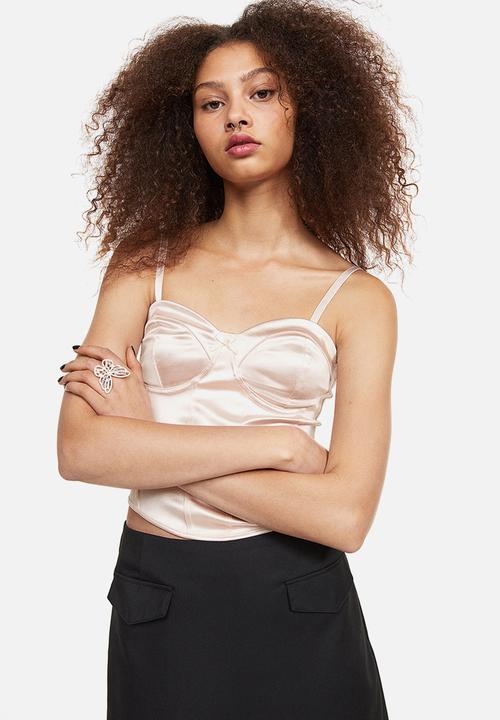 H&M - Bustier top - light pink