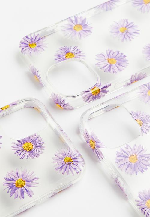 H&M - Iphone case - transparent/flowers