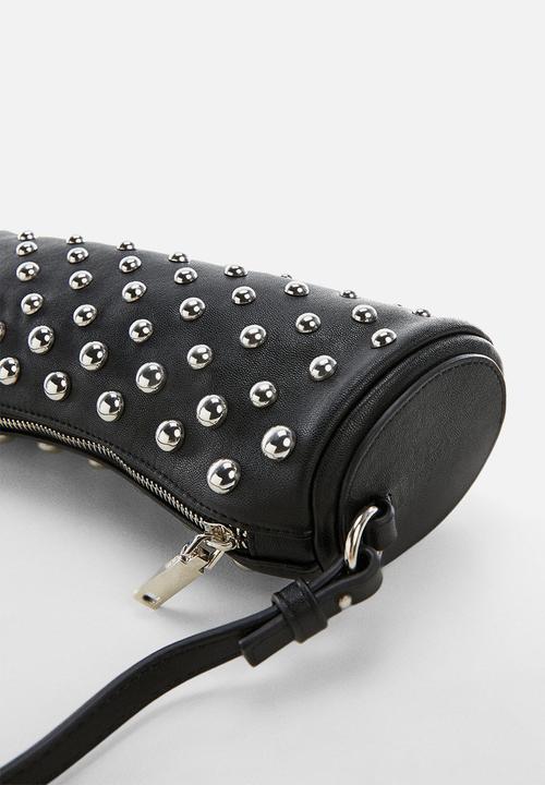 MANGO - Bag studs - black 