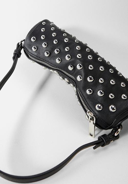 MANGO - Bag studs - black 