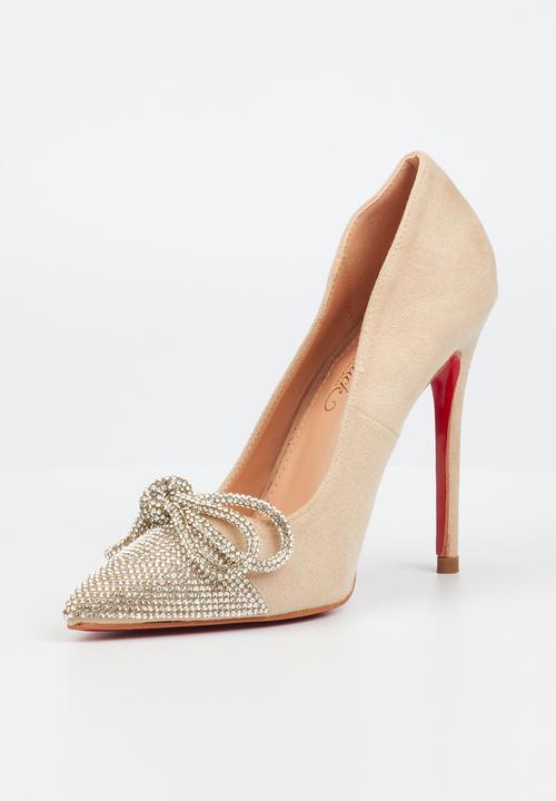 Miss Black - Lou 32 court heel - nude
