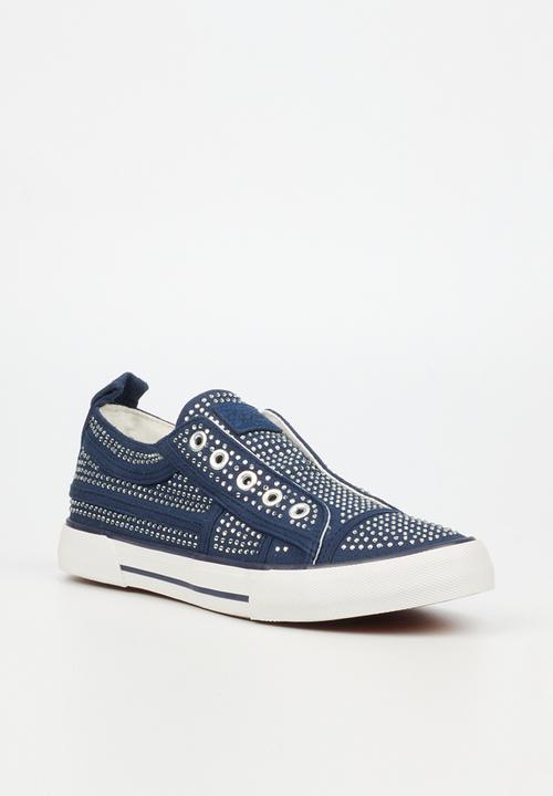 Miss Black - True 4 sneaker - navy