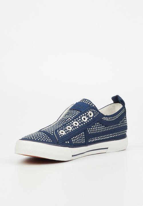 Miss Black - True 4 sneaker - navy