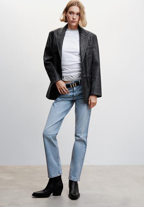 MANGO - Jeans nayara - open blue
