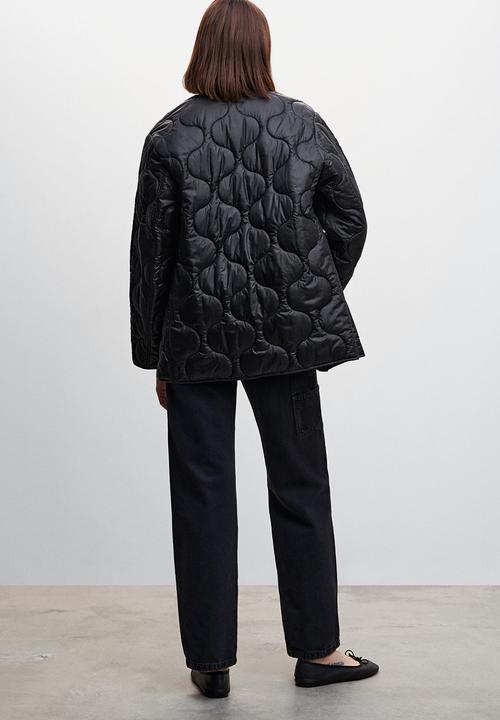 MANGO - Anorak onion - black