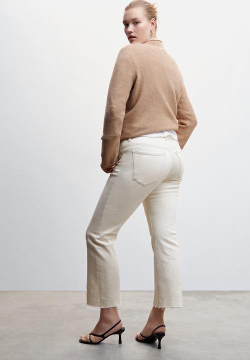 MANGO - Jeans sienna - natural
