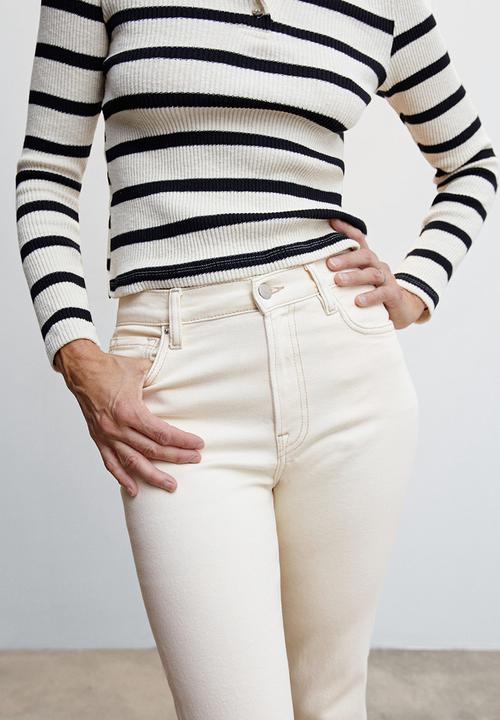 MANGO - Jeans sienna - natural