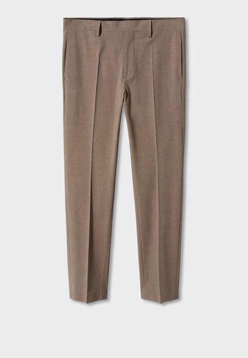 MANGO - Trousers paulo - beige