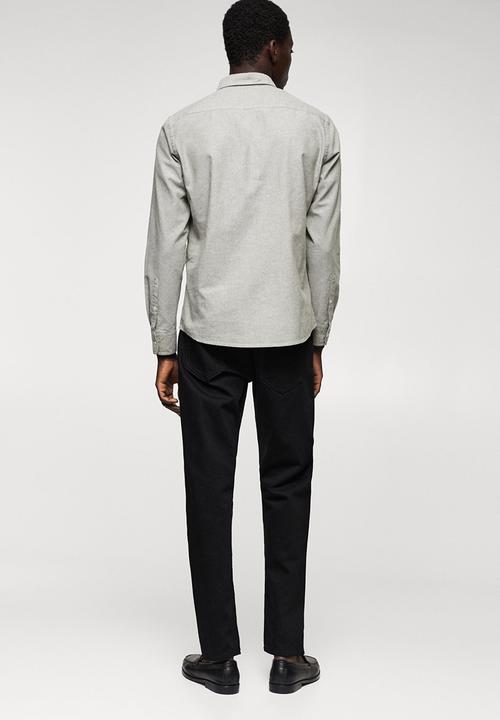 MANGO - Shirt oxford - khaki