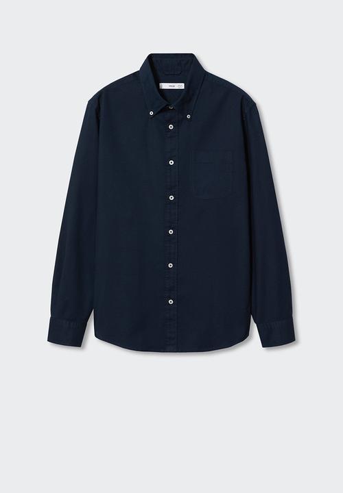 MANGO - Shirt oxford - navy
